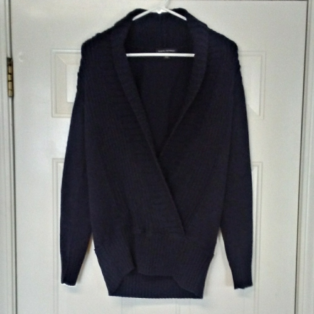Banana Republic Navy Open Front Sweater M